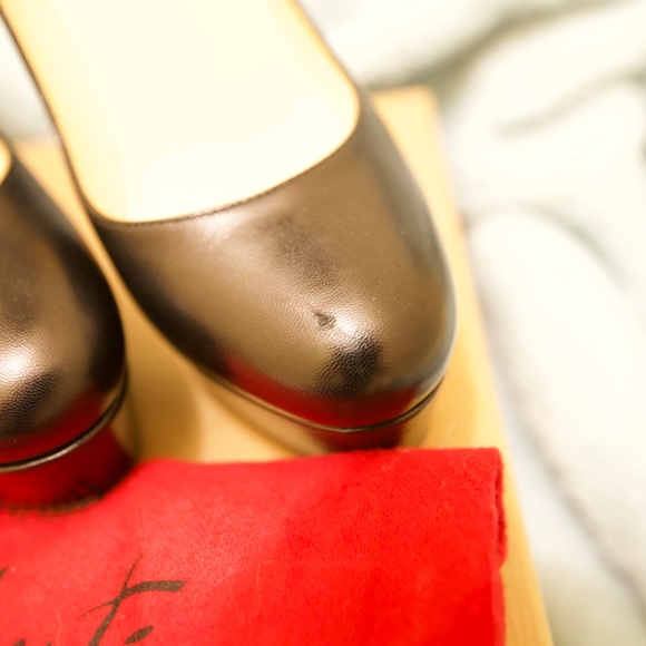 Christian Louboutin Bianca 120 Black Leather Pumps - Picture 7 of 7